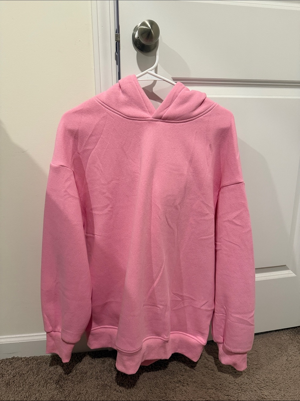 Pink oversized hoodie